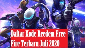 Daftar Kode Reedem Free Fire Terbaru Juli 2020