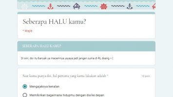 Link Ujian Seberapa Halu Kamu Google Form