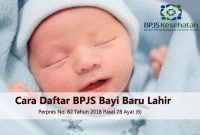daftar BPJS Kesehatan untuk bayi baru lahir