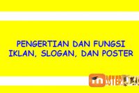Pengertian Iklan Slogan dan Poster