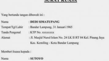 Pengertian Surat Kuasa dan Fungsinya