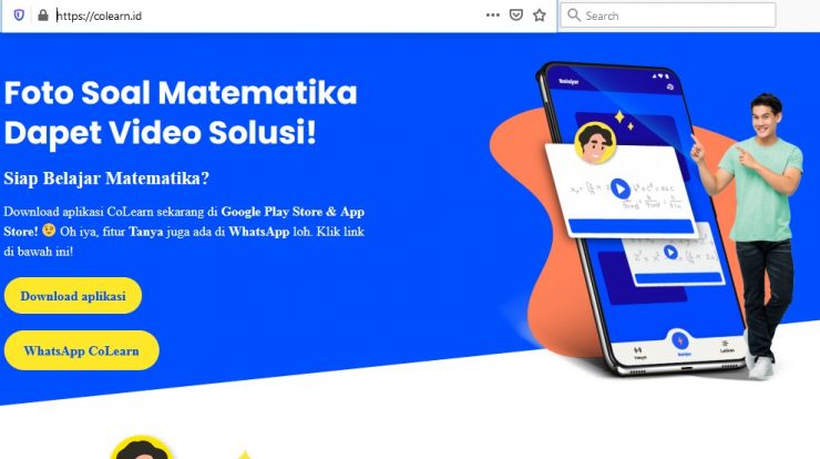 Belajar Matematika Lewat Colearn WhatsApp
