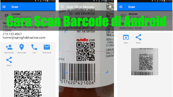 Cara Scan Barcode di Android