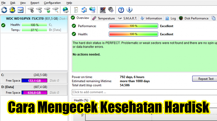 Cara Mengecek Kesehatan Hardisk Dengan Mudah