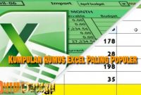 Kumpulan Rumus Excel Paling Populer