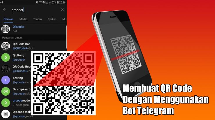 Membuat QR Code Dengan Menggunakan Bot Telegram